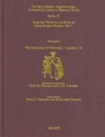 Monument of Matrones: Essential Works for the Study of Early Modern Englishwoman: Vol 1 (Early Modern Englishwoman: A Fascimile Library of Essential Works ... Writings, 1641-1700: Series 2, Part 3) 0754631095 Book Cover