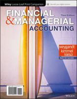 Financial & Managerial Accounting [with WileyPLUS Code] 1119036356 Book Cover
