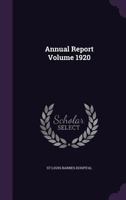 Annual Report Volume 1920 1359678107 Book Cover