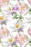 2020 Weekly & Monthly Planner: January 1, 2020 - December 31, 2020 | Priorities and To Do Column | Goals Setting Page | White Water Lily (Flowery Floral) 1691610704 Book Cover