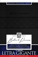 Rv-60 Biblia de Promesas - Letra Grande- Edicin Negra Imitacin Piel Con ndice 078992563X Book Cover