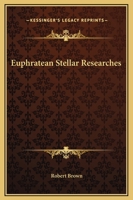 Euphratean Stellar Researches 1162632542 Book Cover