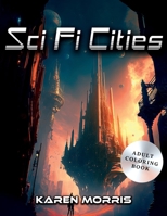 Sci-Fi Cities: Adult Coloring Book B0BT6V2X3Q Book Cover