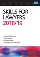 Skills for Lawyers 2018/2019 1912363496 Book Cover
