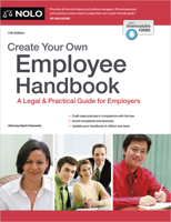 Create Your Own Employee Handbook: A Legal & Practical Guide 1413321445 Book Cover