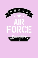 Proud Air Force Daughter: Letters to My Daughter Lined Journal - Keepsake Notebook for Moms, Step-Moms, GrandMoms to record the different stages of their girls life as she grows. 1700458590 Book Cover