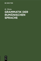 Grammatik der rumänischen Sprache 3112670078 Book Cover