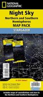 National Geographic Night Sky (Stargazer folded Map Pack Bundle) (National Geographic Reference Map) 1566959608 Book Cover