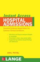 Lange Instant Access: Hospital Admissions