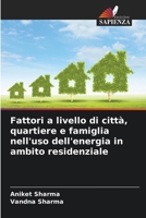 Fattori a livello di città, quartiere e famiglia nell'uso dell'energia in ambito residenziale (Italian Edition) 6207869958 Book Cover