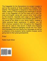The Haggadah for the Generations 2018: Connecting the Seder to your family's history 1985796465 Book Cover