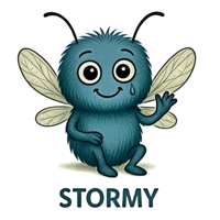 Stormy and the Rainbow Umbrella 1764366107 Book Cover