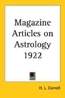 Magazine Articles on Astrology 1922 1417977663 Book Cover