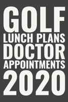 Monthly Calendars and Weekly Planner: Dated Agenda and Journal with Funny Cover Quote About Golf, Lunch Plans, and Doctor Appointments in Black and White for Retirees 1692962949 Book Cover
