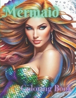 Mermaid Coloring Book: Elegant Siren Coloring Book for Adults B0CVXWXFDN Book Cover