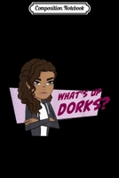 Composition Notebook: Marvel Spider-Man Far From Home MJ What's Up Dorks Journal/Notebook Blank Lined Ruled 6x9 100 Pages 1711370924 Book Cover