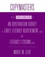 Copymasters For The Revised Second Edition Of An Observation Survey Of Early Literacy Achievement (2006) And Literacy Lessons (2005) 0325005346 Book Cover