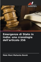Emergenze di Stato in India: una cronologia dell'articolo 356 (Italian Edition) 6209521851 Book Cover