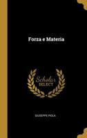 Forza e Materia 0526231475 Book Cover