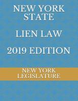 New York State Lien Law 2019 Edition 1096273594 Book Cover