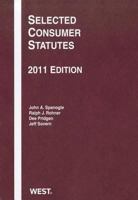 Selected Consumer Statutes, 2009 ed. 0314274758 Book Cover