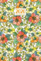 2020 Weekly & Monthly Planner: January 1, 2020 - December 31, 2020 | Priorities and To Do Column | Goals Setting Page | Yellow Orange Periwinkle (Flowery Floral) 1691611530 Book Cover