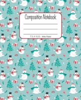 Composition Notebook: 7.5x9.25, Wide Ruled 1674912579 Book Cover