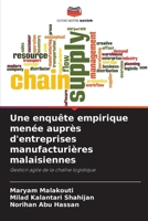 Une enquête empirique menée auprès d'entreprises manufacturières malaisiennes 620944377X Book Cover