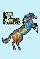 Daily Planner: Colorful Horse - Undated Daily To Do List | Makes the Perfect Gift for Any Horse Lover! 1698113390 Book Cover