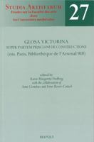 Glosa Victorina Super Partem Prisciani de Constructione (Ms. Paris, Bibliotheque de l'Arsenal 910) 250354097X Book Cover