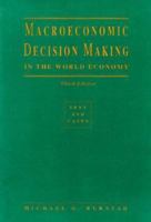 Macroeconomic Decision Making 0030747333 Book Cover