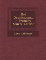 Bad Oeynhausen... 0341110892 Book Cover