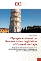 L'Apogée au chevet du Berceau Italien Legislation of Cultural Heritage: Regards croisés entre sud/nord de la Méditerranée (Maroc/Italie): Législation et gestion du Patrimoine Culturel 6203413283 Book Cover