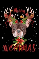 Merry Woofmas: French Bulldog Gift For Merry Christmas Woofmas Frenchie Journal/Notebook Blank Lined Ruled 6x9 100 Pages 1695552458 Book Cover