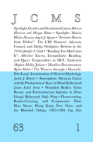 Journal of Cinema and Media Studies, vol. 63, no. 1 1607858509 Book Cover