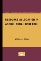Resource Allocation in Agricultural Research 0816668590 Book Cover