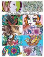 Global Doodle Gems" Volume 15: "The Ultimate Coloring Book...an Epic Collection from Artists Around the World! 8793385862 Book Cover
