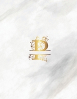 P: Monogram Initial Weekly Academic Planner Marble 8.5 x 11 1655667548 Book Cover