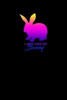 I just Love My Bunny: Lined A5 Notebook for Bunny Journal 1695460421 Book Cover