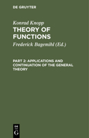 Applications and Continuation of the General Theory 3112399358 Book Cover