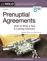 Prenuptial Agreements: How to Write a Fair and Lasting Contract. Book with CD-Rom (Second Edition) 1413316301 Book Cover