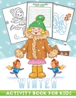 jumbo winter activity book: A Fun Seasonal /Holiday Activity Book for Kids, Perfect Winter Holiday Gift for Kids ,Toddler, Preschool B08PJKDG9B Book Cover