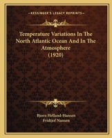 Temperature Variations In The North Atlantic Ocean And In The Atmosphere 1167020049 Book Cover