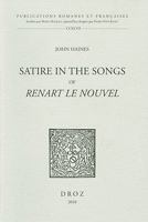 Satire in the Songs of Renart Le Nouvel 2600013245 Book Cover