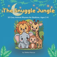The Snuggle Jungle: 10 Cosy Animal Rhymes for Bedtime — A Beautifully Illustrated Rhyme Book for Children Ages 2-6 (The Snuggle Jungle : Bedtime Rhymes for Toddlers and Kids Ages 2-6) B0GYHS5PPS Book Cover