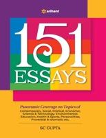 151 Essays for UPSC Mains Various State Public Service Commissions and Other competitive Examinations 9325294214 Book Cover