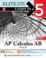 5 Steps to a 5: AP Calculus AB 2023 Elite Student Edition 1264405790 Book Cover