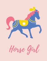 Horse Girl: Blank journal lined, Gift For horse Lovers , Gift For Kids 1712855689 Book Cover