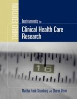 Instruments for Clinical Healthcare Research 0763722529 Book Cover