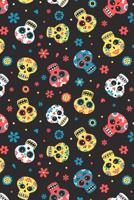 Day Of The Dead Pattern Sugar Skull Santa Muerte 31: Graph Paper 5x5 Notebook for Day Of The Dead Lovers 1099425220 Book Cover